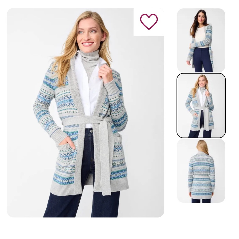 ISO Stratham Wool Fair Isle sweater from j McLaughlin. Xtra small